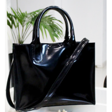 Шкіряна жіноча сумка Nicoletta 30AE-28 black Шкіряна жіноча сумка Nicoletta 30AE-28 black