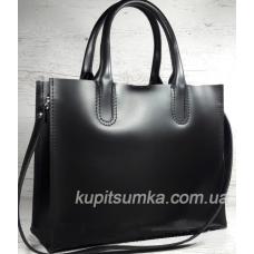 Жіноча шкіряна сумка Nicoletta 30AE-7 black